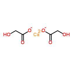 Calcium bis(hydroxyacetate) Structure