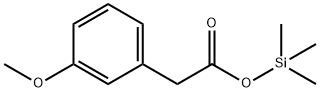 (3-Methoxyphenyl)acetic acid trimethylsilyl ester结构式