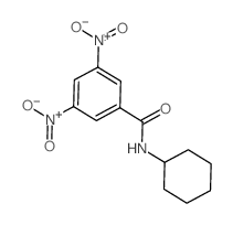 Benzamide,N-cyclohexyl-3,5-dinitro- Structure