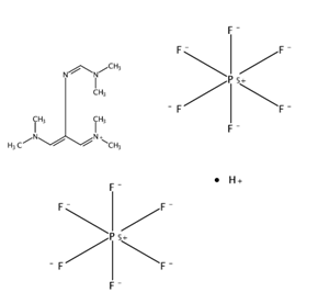 N-[2-[[(二甲氨基)亚甲基]氨基]-3-(二甲氨基)-2-丙烯-1-亚基]-N-甲基甲胺氢六氟磷酸盐图片