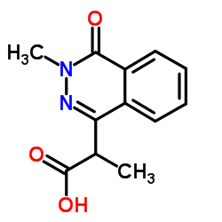 2-(3-METHYL-4-OXO-3,4-DIHYDRO-PHTHALAZIN-1-YL)-PROPIONIC ACID Structure