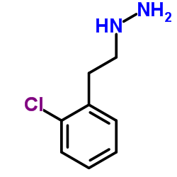 [2-(2-Chlorophenyl)ethyl]hydrazine Structure