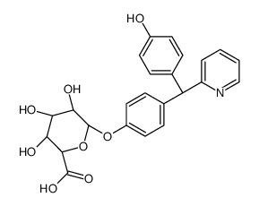 Desacetyl Bisacodyl β-D-Glucuronide Structure