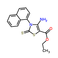 Ethyl 4-amino-3-(1-naphthyl)-2-thioxo-2,3-dihydro-1,3-thiazole-5-carboxylate picture
