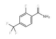 2-Fluoro-4-(trifluoromethyl)thiobenzamide Structure