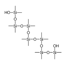1,13-Dihydroxy Tetradecamethylheptasiloxane structure