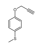 1-methylsulfanyl-4-prop-2-ynoxybenzene Structure