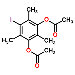 5-Iodo-2,4,6-trimethyl-1,3-phenylene diacetate Structure
