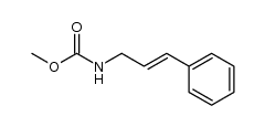 (E)-N-(3-phenylallyl)carbamic acid methyl ester Structure