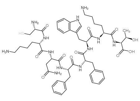 Somatostatin-14 (3-10) Structure