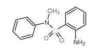 2-氨基-N-甲基-N-苯基苯磺酰胺结构式