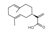 germacra-1(10),4,11(13)-trien-12-oic acid Structure