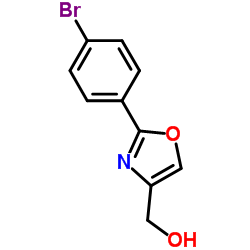 [2-(4-Bromophenyl)-1,3-oxazol-4-yl]methanol Structure