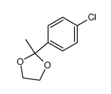 2-(4-chlorophenyl)-2-methyl-1,3-dioxolane Structure