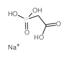 Acetic acid,2-phosphono-, sodium salt (1:2) Structure