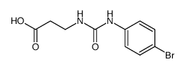 N-(4-bromo-phenylcarbamoyl)-β-alanine Structure
