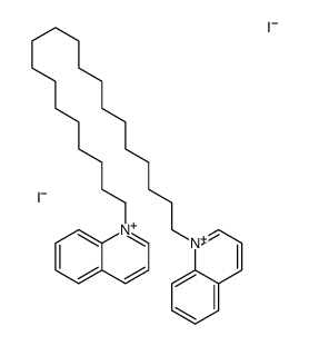 1-(20-quinolin-1-ium-1-ylicosyl)quinolin-1-ium,diiodide Structure