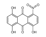 1,4,5-trihydroxy-8-nitroanthracene-9,10-dione结构式