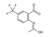 N-[2-Nitro-4-(trifluoromethyl)phenyl]acetamide结构式