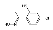 1-(4-chloro-2-mercapto-phenyl)-ethanone oxime结构式