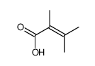 2,3-dimethylbut-2-enoic acid结构式