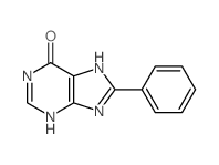 8-phenyl-3,7-dihydropurin-6-one结构式