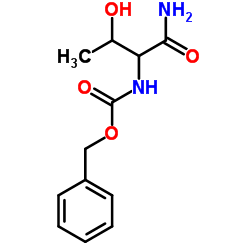 (2R,3S)-(1-氨基甲酰基-2-羟基丙基)氨基甲酸苄酯结构式