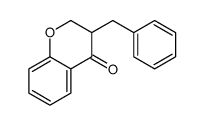 3-benzyl-2,3-dihydrochromen-4-one结构式
