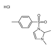 1,2-dimethyl-3-(4-methylphenyl)sulfonyl-1,2-dihydroimidazol-1-ium,chloride Structure