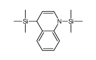 trimethyl-(1-trimethylsilyl-4H-quinolin-4-yl)silane结构式