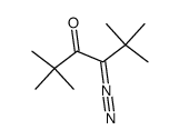 4-diazo-2,2,5,5-tetramethyl-hexan-3-one结构式