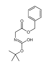 2-((叔丁氧基羰基)氨基)乙酸苄酯结构式