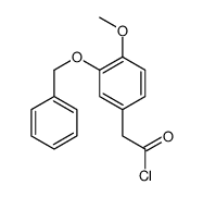 2-(4-methoxy-3-phenylmethoxyphenyl)acetyl chloride Structure