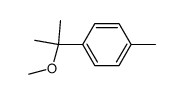α,α-dimethyl-4-methylbenzyl methyl ether结构式