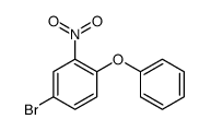 4-溴-2-硝基-1-苯氧基苯结构式