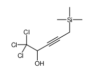 1,1,1-trichloro-5-trimethylsilylpent-3-yn-2-ol Structure