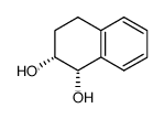 (1R,2R)-trans-1,2,3,4-Tetrahydro-1,2-naphthalenediol Structure