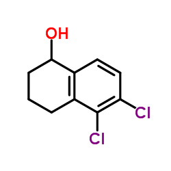 5,6-Dichloro-1,2,3,4-tetrahydro-1-naphthalenol Structure