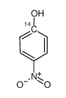 4-nitrophenol [1-14c]结构式