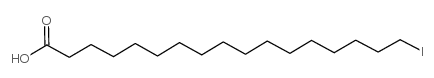 17-iodoheptadecanoic acid Structure