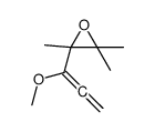 2-(1-methoxypropa-1,2-dienyl)-2,3,3-trimethyloxirane Structure