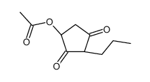 [(3R)-2,4-dioxo-3-propylcyclopentyl] acetate Structure