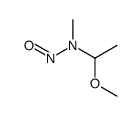 N-(1-methoxyethyl)-N-methylnitrous amide结构式