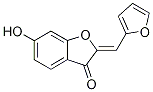 2-(2-呋喃亚甲基)-6-羟基-3-苯并呋喃酮结构式