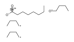 [butoxy(dibutyl)stannyl] octanoate结构式