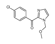 (4-chlorophenyl)-[1-(methoxymethyl)imidazol-2-yl]methanone结构式