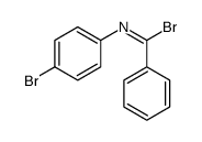 N-(4-bromophenyl)benzenecarboximidoyl bromide Structure