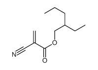 2-ethylpentyl 2-cyanoprop-2-enoate Structure