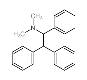 Benzeneethanamine,N,N-dimethyl-a,b-diphenyl- structure