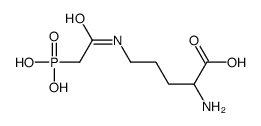 N(delta)-(phosphonoacetyl)-L-ornithine Structure